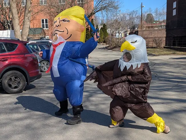 NK3VT Brattleboro trump vs eagle